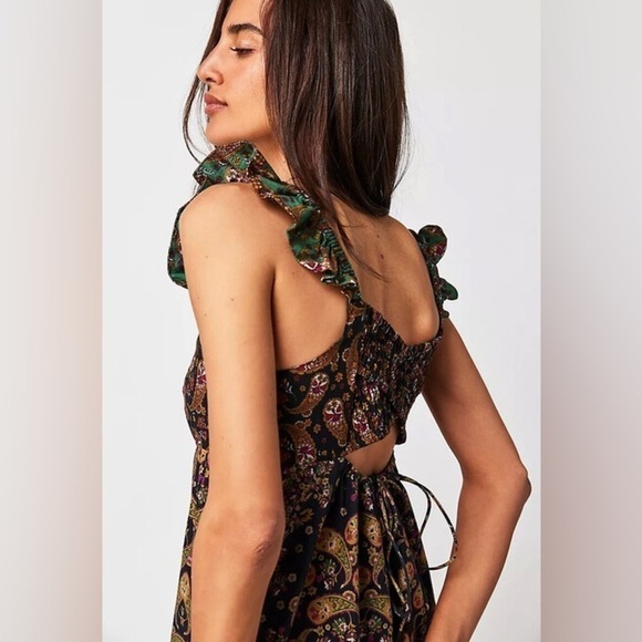 FREE PEOPLE Bali Albright Dark Combo Jumpsuit - Picture 7 of 11
